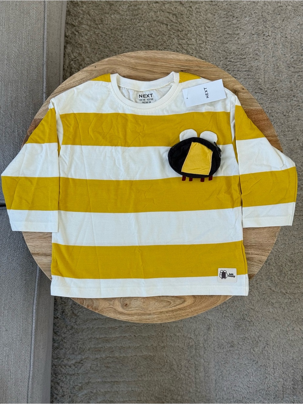 Next Brand Striped Bee Shirt
